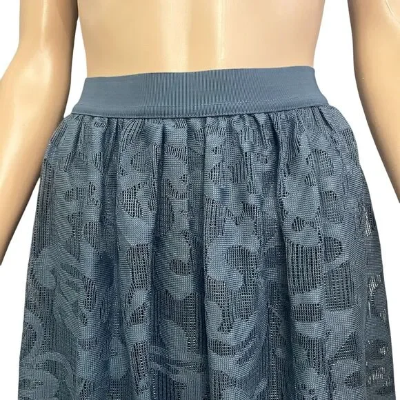 Lane Bryant Lace Maxi Skirt Pull On A Line Boho Romantic Cottagecore - Picture 2 of 8